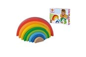 Babyleksaker - Eichhorn Wooden Stackable Rainbow 8 pcs. - 100003458