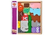 Babyleksaker - Eichhorn Wooden Animal Shapes in Wooden Box 14 pcs. - 100003772