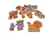 Babyleksaker - Eichhorn Wooden Animal Puzzle 16 pcs. - 100005206