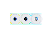 Chassi fläkt - Lian Li UNI FAN SL Wireless LCD Reverse 3 pack White - Chassi fläkt - 120mm - Vit med RGB-ljus - 29 dBA - G99.12RSLLCD1W3W.00