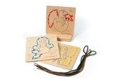 Pusselspel - Bigjigs Wooden Puzzle by Numbers - Fairytale World Trä - 34051