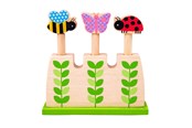 Babyleksaker - Bigjigs Wooden Garden Pop Up Animals - BJ057