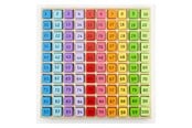 Babyleksaker - Bigjigs Wooden Number Blocks in a Square Board 100 pcs. - BJ144