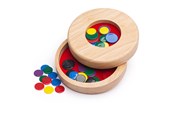 Brädspel - Bigjigs Tiddly Winks Wooden Flea Game - BJ154