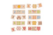 Pusselspel - Bigjigs Wooden Jigsaw Puzzle Number Tiles 30 pcs. Trä - BJ261