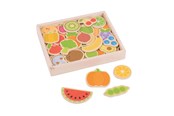Babyleksaker - Bigjigs Wooden Magnets Fruit and Vegetables 35 pcs - BJ273