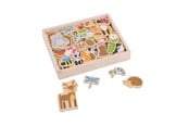 Kreativa spel - Bigjigs Wooden Magnets Bunch 35 pcs. - BJ275