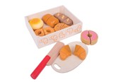 Rollek - Bigjigs Wooden Box with Sliced ​​Bread 17pcs. - BJ487