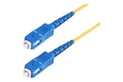 Nätverkskabel - StarTech.com 30m (98.4ft) SC to SC (UPC) OS2 Single Mode Simplex Fiber Optic Cable - patch cable - 30 m - yellow - Gul - 30m - SPSMSCSC-OS2-30M