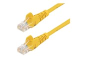 Nätverkskabel - StarTech.com 0.5m Yellow Cat5e / Cat 5 Snagless Ethernet Patch Cable 0.5 m - patch cable - 50 cm - yellow - Gul - 0.5m - 45PAT50CMYL