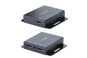 Repeatrar, förstärkare, broar och transceivers - StarTech.com EXTEND-HDMI-4K40C6P1 4K HDMI Extender over CAT6/CAT5 Ethernet Cable 4K 30Hz or 1080p 60Hz - EXTEND-HDMI-4K40C6P1
