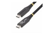 USB-kabel - StarTech.com 50cm (1.6ft) USB4 Cable USB-IF Certified USB-C Cord 40Gbps - USB-C cable - 24 pin USB-C to 24 pin USB-C - 50 cm - 50C-40G-USB4-CABLE