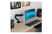 Väggfäste, AV-Möbel - Ergotron HX mounting kit - Patented Constant Force Technology - for curved LCD display - for extreme-depth curved screens - matte black - Max 17 kg - recommended for 57" - 45-693-224