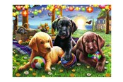 Pusselspel - Ravensburger XXL - Puppy Picnic Golv - 12886