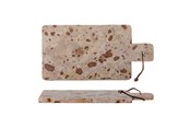 Kökstillbehör - Bloomingville - Nukaka Cutting Board - Brown - Marble H 1.5cm B 20 cm - 82059541
