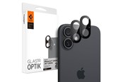 Andra mobiltillbehör - Spigen Glass tR Optik 2 Pack - black - iPhone 16/16 Plus - AGL07922