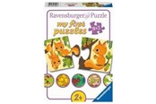 Pusselspel - Ravensburger Animals and their Little Ones Puzzle 9x2pcs. - 31238