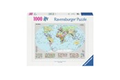 Pusselspel - Ravensburger Jigsaw puzzle Political World Map 1000 pcs. - 120000655
