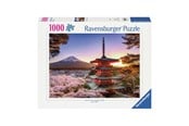 Pusselspel - Ravensburger Jigsaw puzzle Cherry Blossom at Fuji Mountain 1000pcs - 120005827