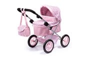 Docka, bamse och tillbehör - Bayer Design Trendy Doll's Pram - Leopard Pink - 13002AA