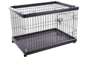 Hundar - FLAMINGO - Dogkennel on Wheels Pasy - Black - 97.5 x 66.5 x 69cm - 540058517243