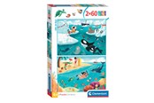 Pusselspel - Clementoni Jigsaw Puzzle Super Color Life at Sea 2x60pcs. - 24817