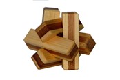 Pusselspel - Eureka 3D Bamboo Brain Puzzle Firewood 3D pusselspel - 52473130