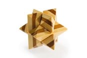 Pusselspel - Eureka 3D Bamboo Brain Puzzle Superstar 3D pusselspel - 52473124