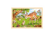 Pusselspel - Goki Wooden Jigsaw Puzzle Deer 24 pcs. - 57325