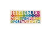 Pusselspel - Goki Wooden Alphanumeric Puzzle 91 pieces. Trä - 58357