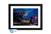 Merchandise - ABYstyle - JURASSIC PARK Framed print Alan Grant vs T-Rex - Bild - GBYDCO695