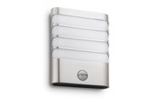 Lampor - Philips Raccoon wall lantern LED inox 1x4W SELV IR (sensor - 915004308801
