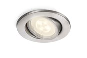 Lampor - Philips Fresco spot LED inox 1x2W 230V - Recessed spot - 915004402901
