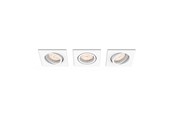 Lampor - Philips ENNEPER recessed white 3xNW 230V - 915005418431
