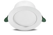 Lampor - Philips Diamond Cut Ultra Efficient recessed spotlight Ø80 mm 3000K white - 929004113031