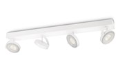 Lampor - Philips Clockwork spot rail 4x5W 2700K white - 915004333801