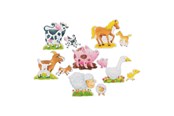 Pusselspel - Goki Wooden Jigsaw Puzzle Farm Animals 25 pcs. - 57414
