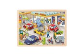 Pusselspel - Goki Wooden Jigsaw Puzzle Gas Station 96 pcs. Trä - 57337