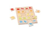 Pusselspel - Goki My First Color Jigsaw Puzzle 20 pcs. Trä - 57343