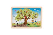 Pusselspel - Goki Wooden Jigsaw Puzzle My Apple Tree 32 pcs. Trä - 57346