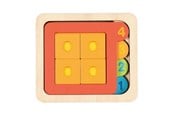 Pusselspel - Goki Wooden Layer Puzzle Shapes and Numbers 15 pc Trä - 57350
