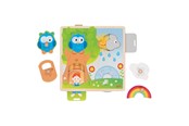 Pusselspel - Goki Wooden Background Shapes Puzzle Weather 4pcs Trä - 57339