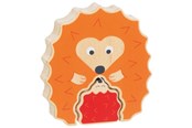 Pusselspel - Goki Wooden Puzzle Standing Hedgehog 2 pcs. Trä - 57331
