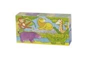 Pusselspel - Goki Wooden Block Puzzle Safari 5 pcs. Trä - 57686