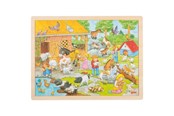 Pusselspel - Goki Wooden Jigsaw Puzzle Petting Zoo 48 pcs. Trä - 57685