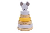 Babyleksaker - Trixie Wooden Stacking Tower - Mrs. Mouse - 36-524