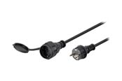 Strömkabel (intern) - Pro goobay - power cable - Ström (CEE 7/4) Typ F Kontakt - 25 m - Svart - 4040849448416