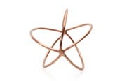Decoration - Kikkerland - Copper Flower Frog - CD683