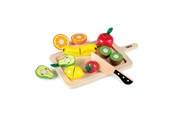 Träleksaker - Tidlo Wooden Cutting Fruit Play Set 16 pieces. - T0216