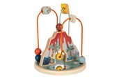 Babyleksaker - Small Foot - Wooden Motor Skills Spiral Volcano and Dino - 12617